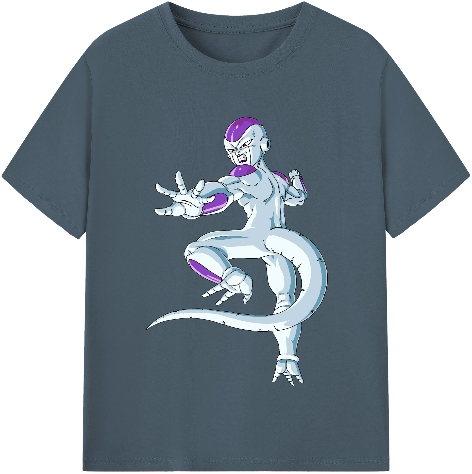 （画像用） ドラゴンボール フリーザ DRAGON BALL Frieza 綿100％半袖Tシャツ（フロントプリント）
